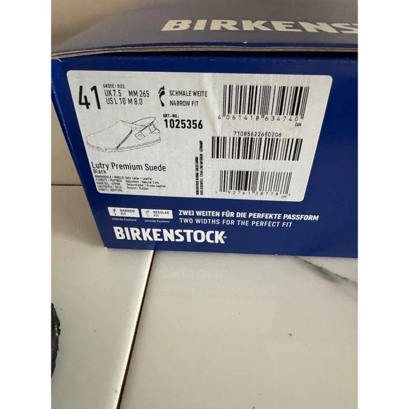 Birkenstock Suede Black Clogs - Picture 5 of 5